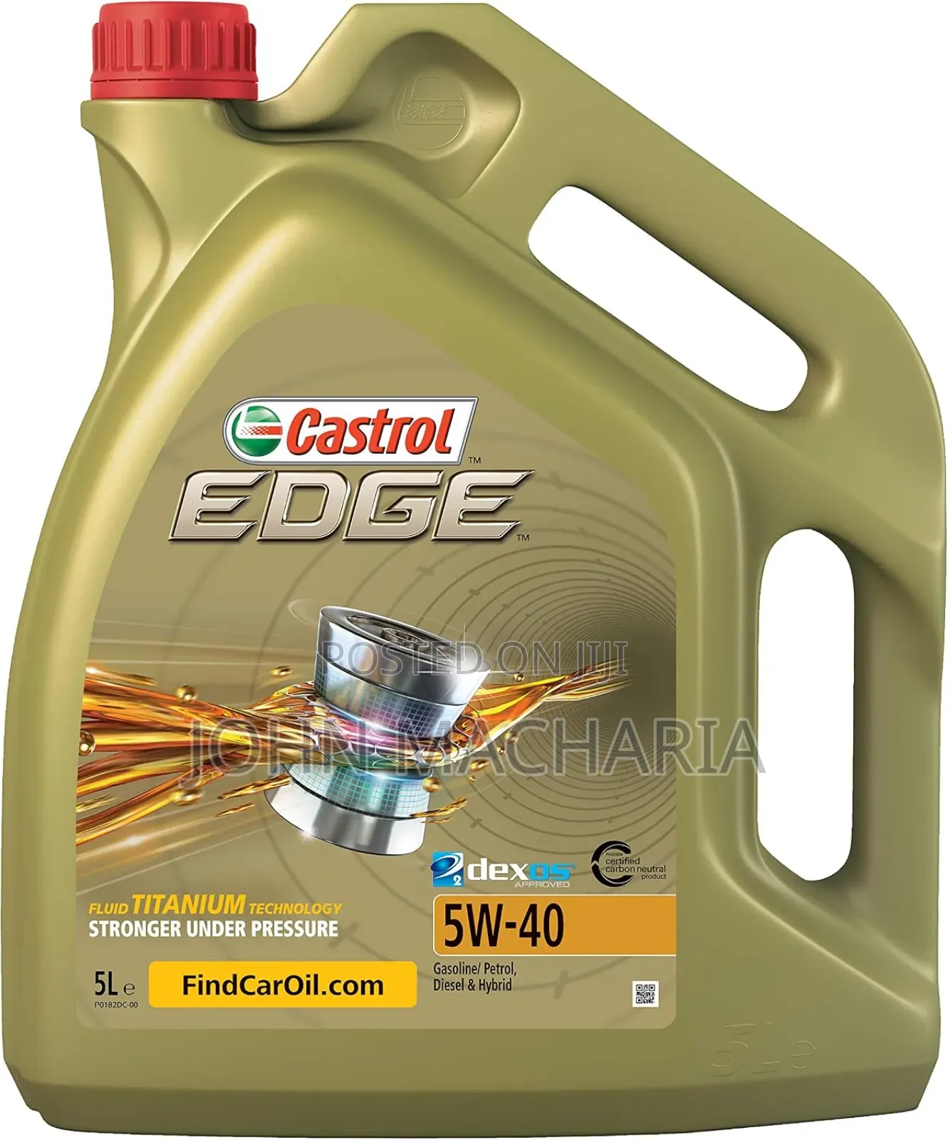 Castrol Edge Lubricant Engine Oil (5W - 40) 5Litres