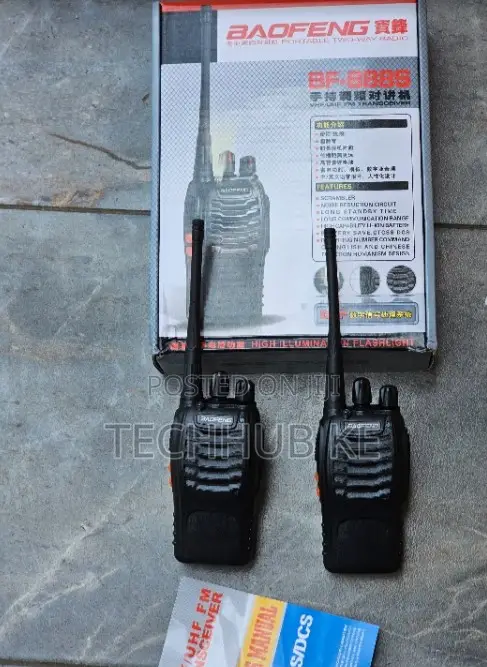 Baofeng BF-888S Uhf Original Walkie Talkie Handheld With Earphone