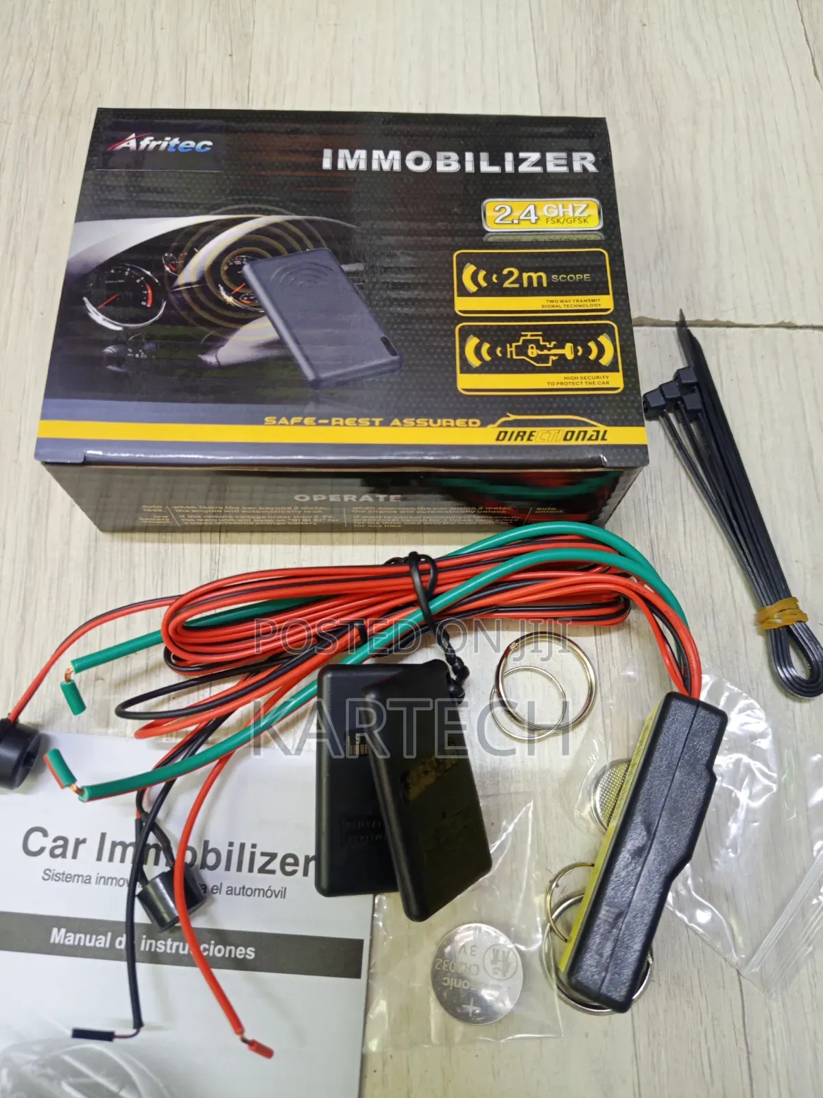 Afritec 2.4GHz Wireless Car Immobilizer System