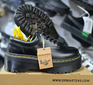 Dr.Martens Double Sole Leather Unisex Shoes Sizes 38_45