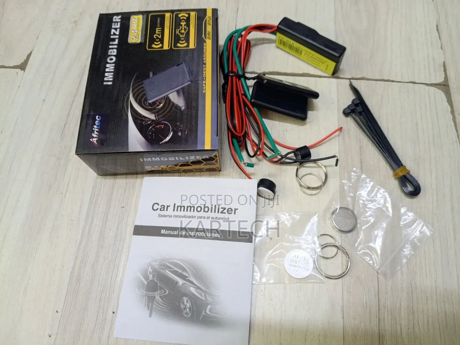 Afritec 2.4GHz Car Immobilizer 2 Way Transmit Signal Technology