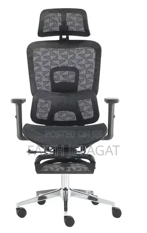 Executive Ergonomic Office Chair With Headrest Footrest