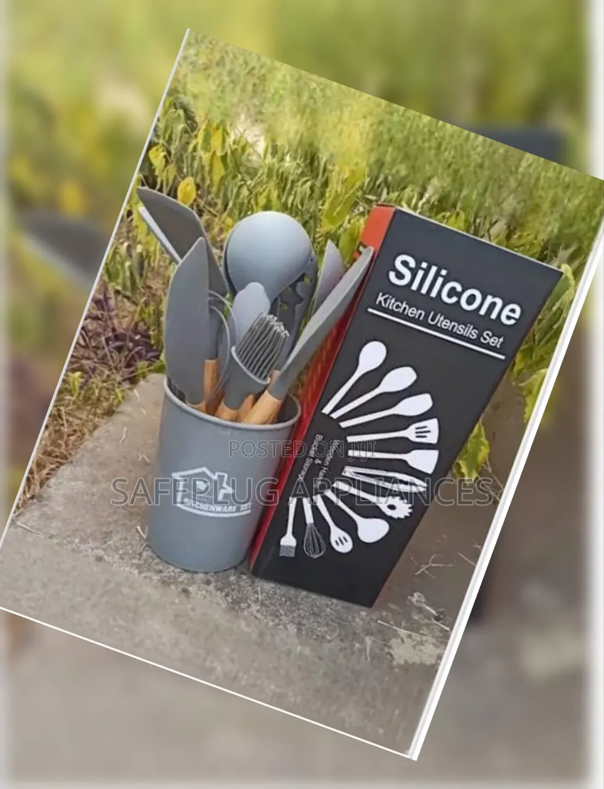 12Pc Black Silicone Spoons Set – Heat Resistant Kitchen Utensils