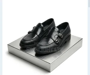 Leather Double Strap Mens Official Shoes 40-45
