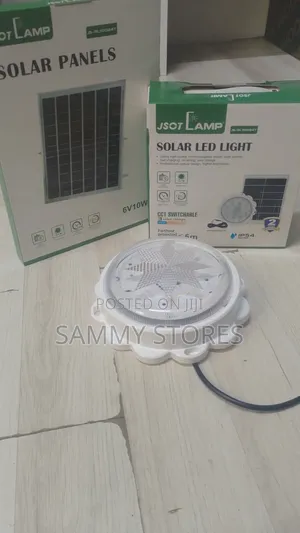 JSOT Solar LED Light With 6V 10W Panel