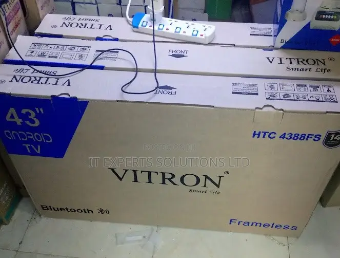 Vitron 43-Inch Qled Smart Android TV (New Model 2025) – Fhd,Bluetooth