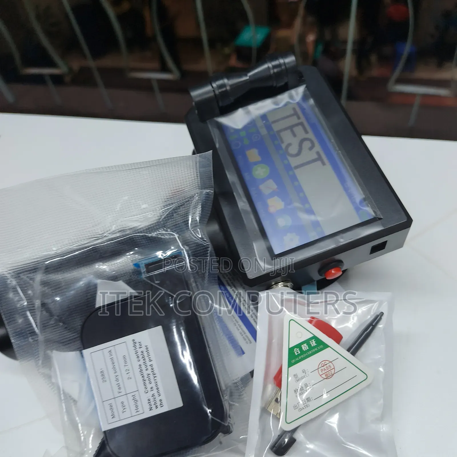 12.7mm Inkjet Coding Printer With Quick-Drying Printing Ink