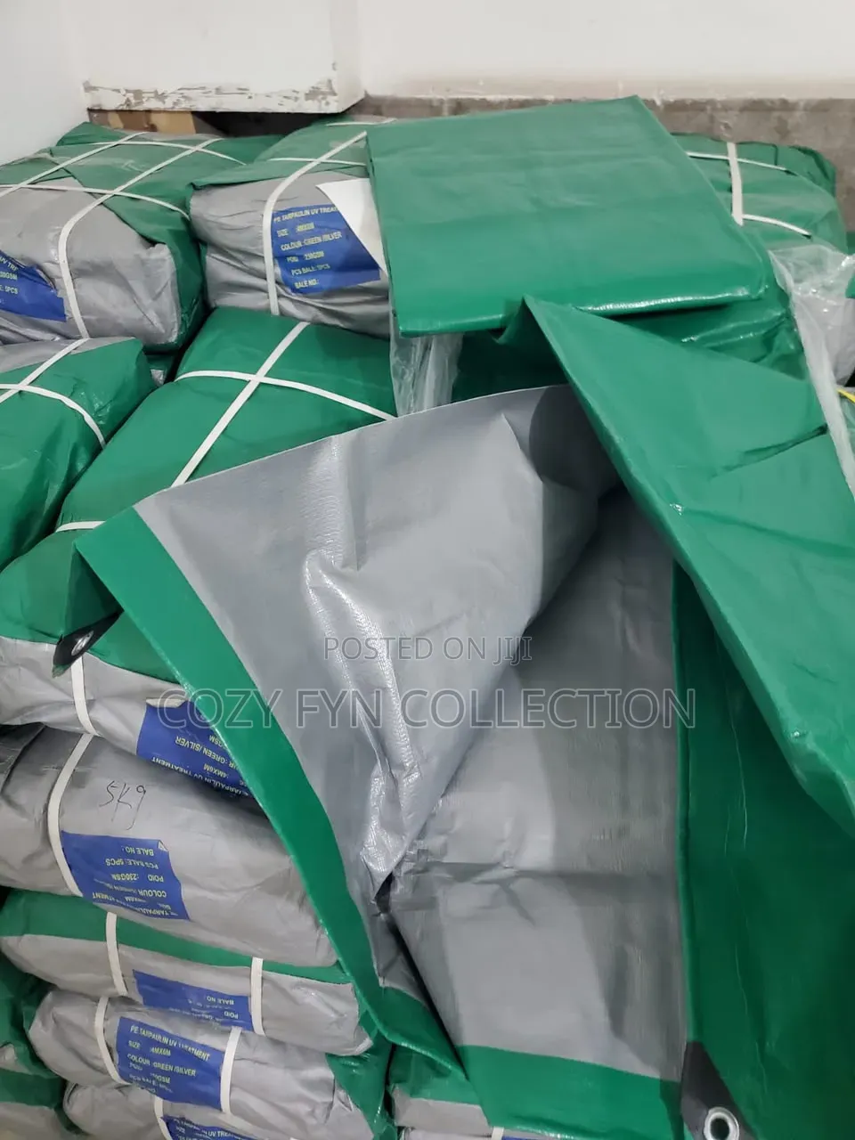 Tarpaulin 8mx11m Lime Green