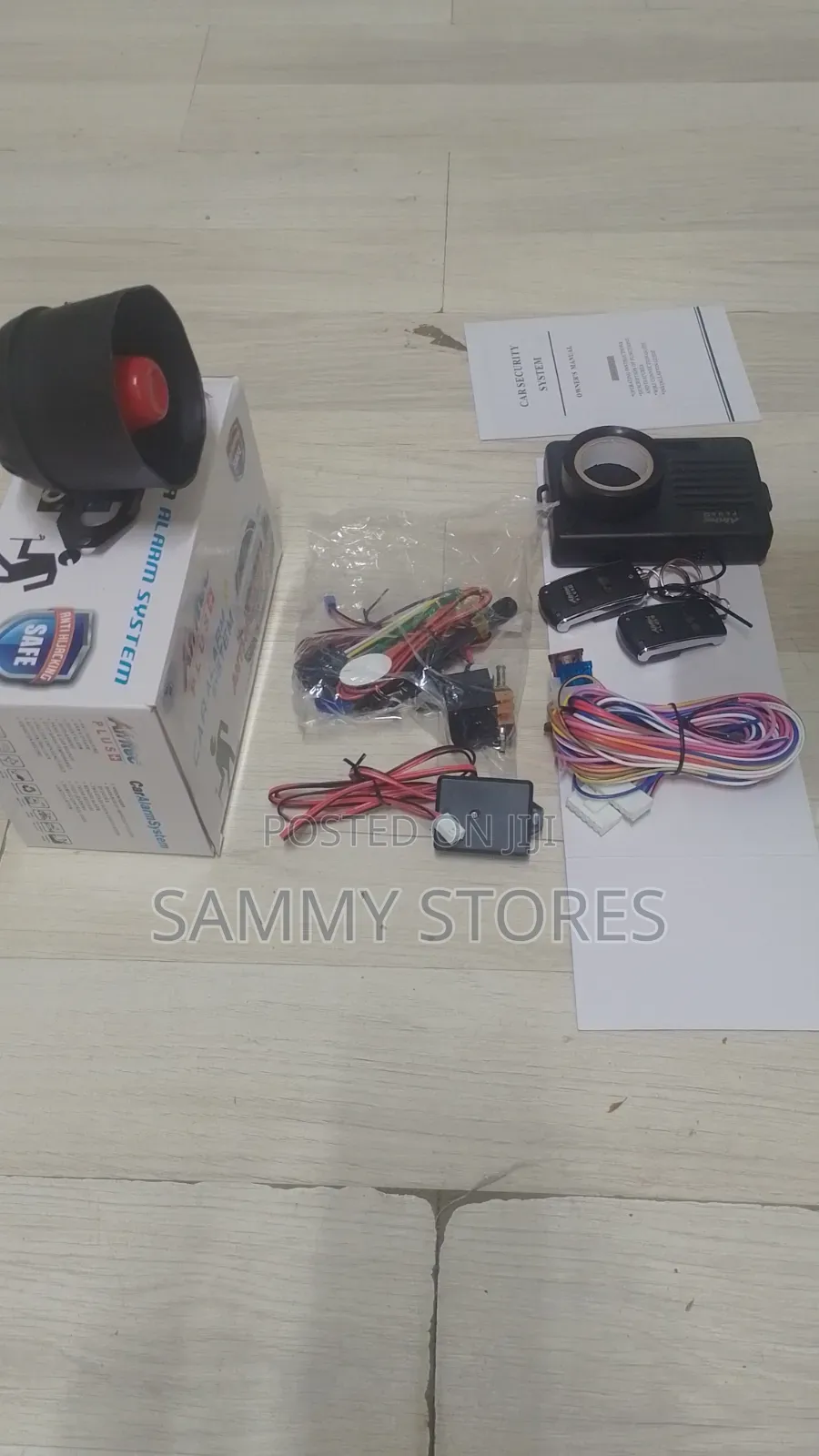 Afritec Plus Auto Security System With Remote Control