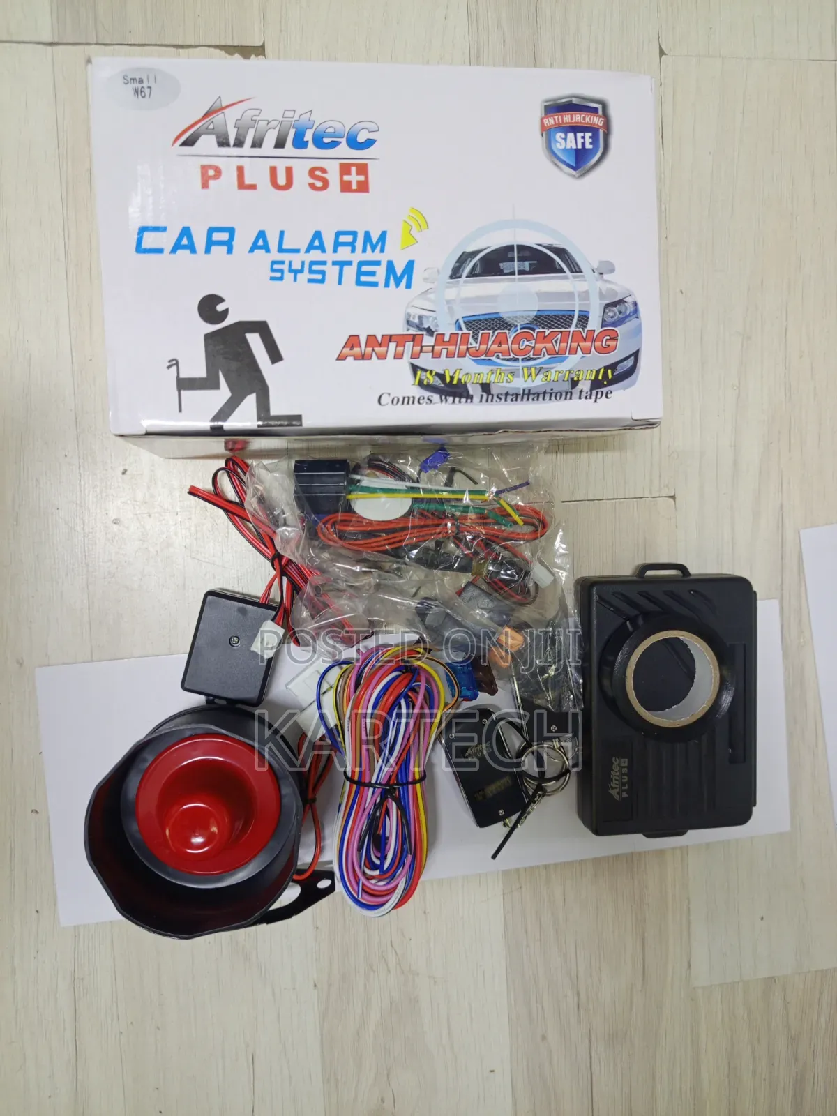 Afritec Plus+ Anti-Hijacking Car Alarm System With Cut Off