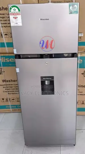 Hisense 205 Litres Double Door Refrigerator With Dispenser