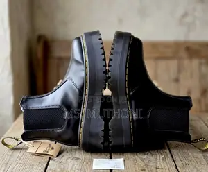 Dr. Martens 2976 Polished Smooth Platform Chelsea Boot :38-45