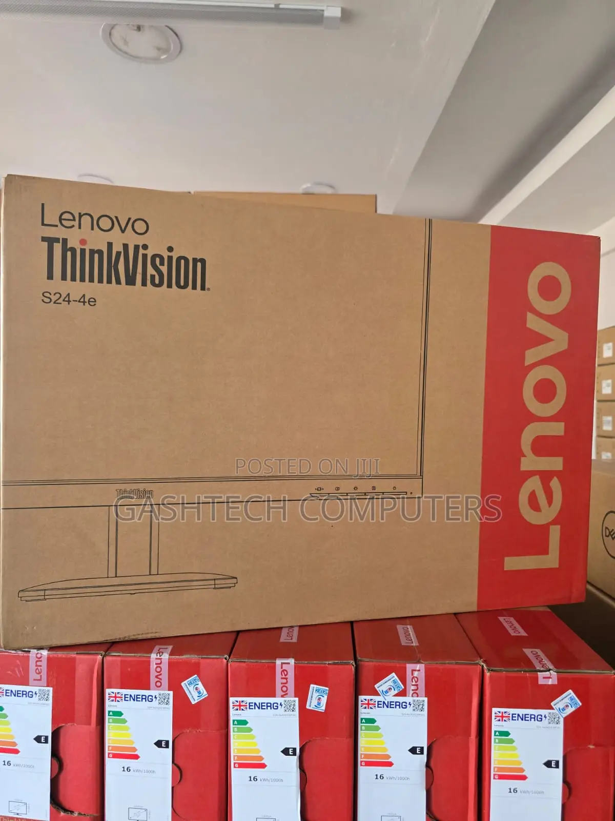 Lenovo Thinkvision S24-4e 23.8" FHD Ips Display, Anti-Glare Monitor