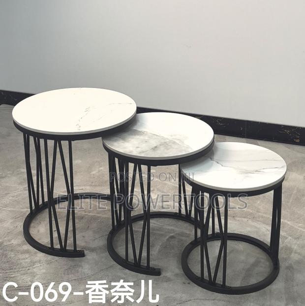 3 in 1 Executive Pure Marble Table - main view
