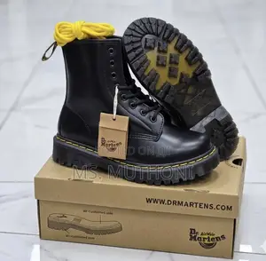 1460 Bex Smooth Leather Platform Boots. Size 37-45
