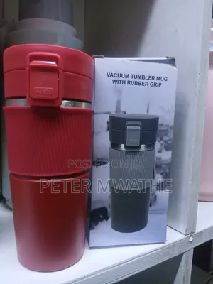 Vaccume Tumblermug With Rubber Grip