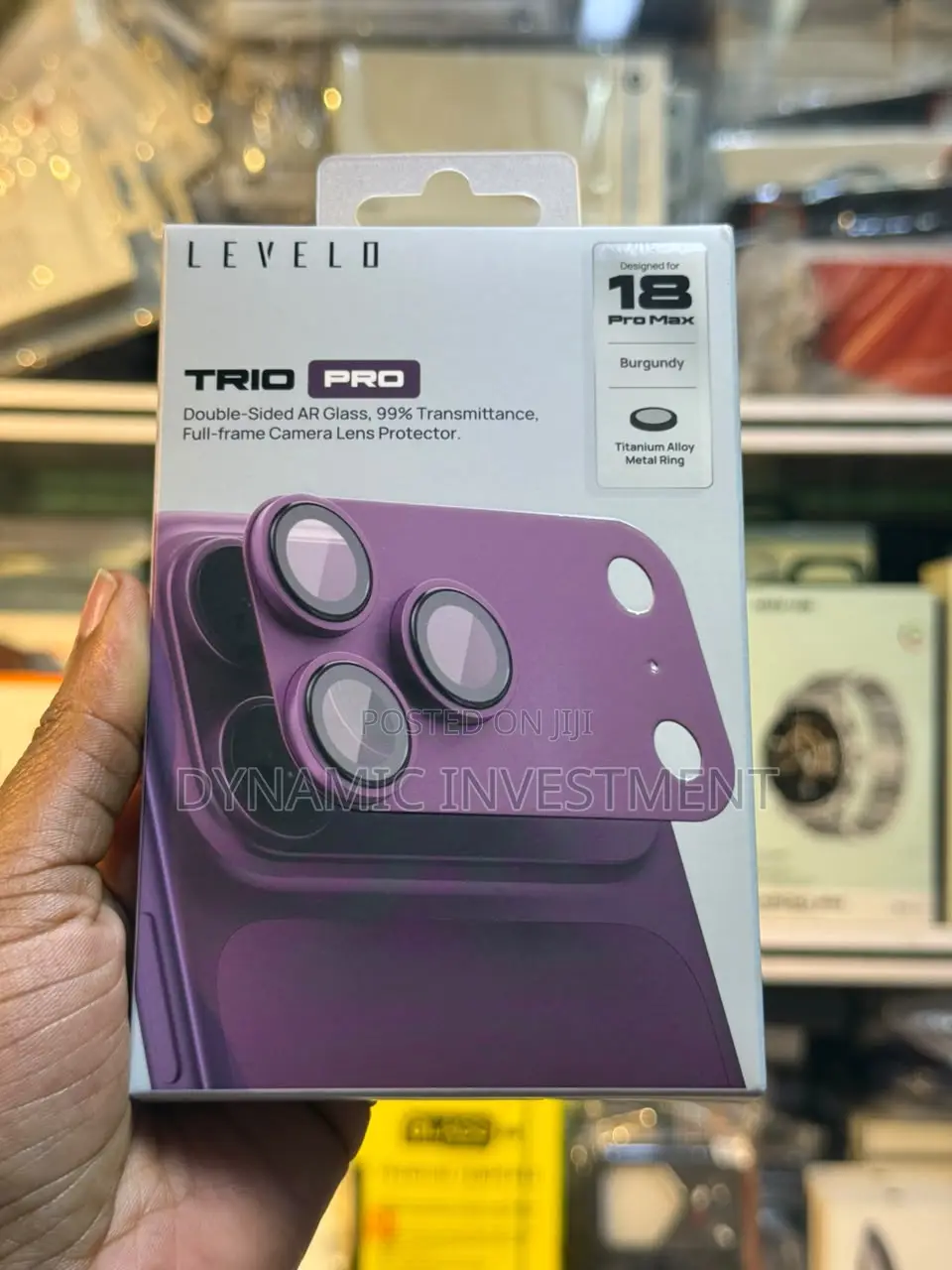 iPhone 18 Pro Max Levelo Trio Pro Lens Protector