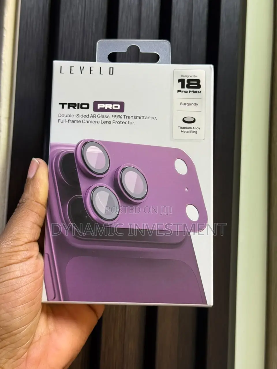 iPhone 18 Pro Max Levelo Trio Pro Lens Protector