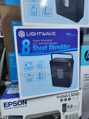 Light Wave 8 Sheets, 16lt Paper Shredder-Lw PSH-16lt