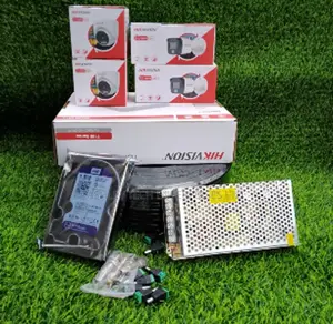 Hikvision 4 Cameras Smart Hybrid Security System