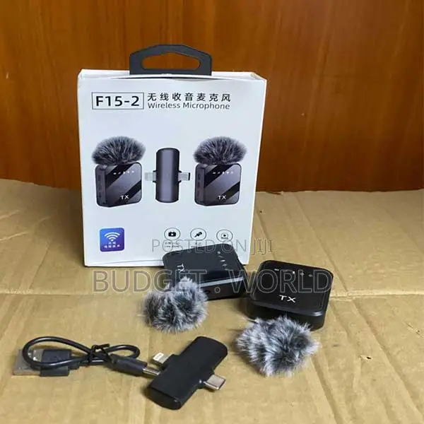 Fuzzy WindscreenF11-2 3-in-1 Wireles Microphone System – Dual Lavalier