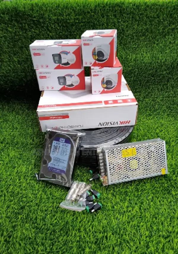 Hikvision 4 Camera Hybrid CCTV Security Kit