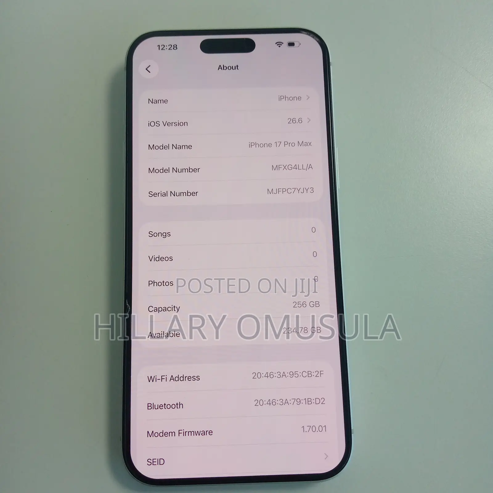 Apple iPhone 17 Pro Max 256 GB Silver