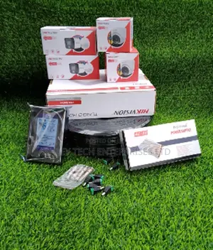 Hikvision 4 Channel Smart Hybrid CCTV Full Package