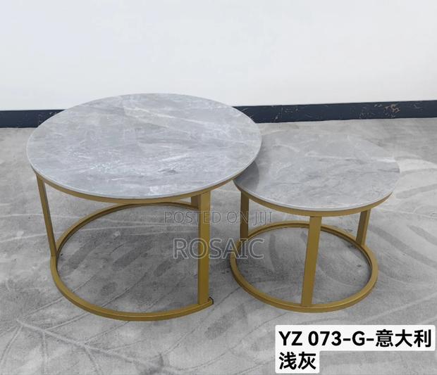 Marble Nesting Coffee Table - main view