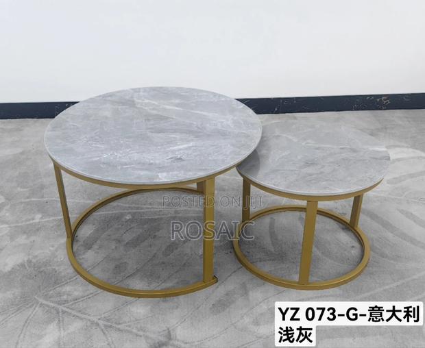 Marble Nesting Coffee Table - thumbnail 2