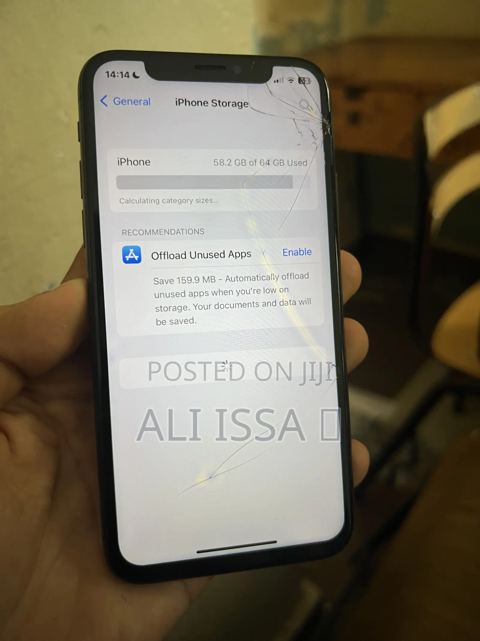 Apple iPhone X 64 GB Black