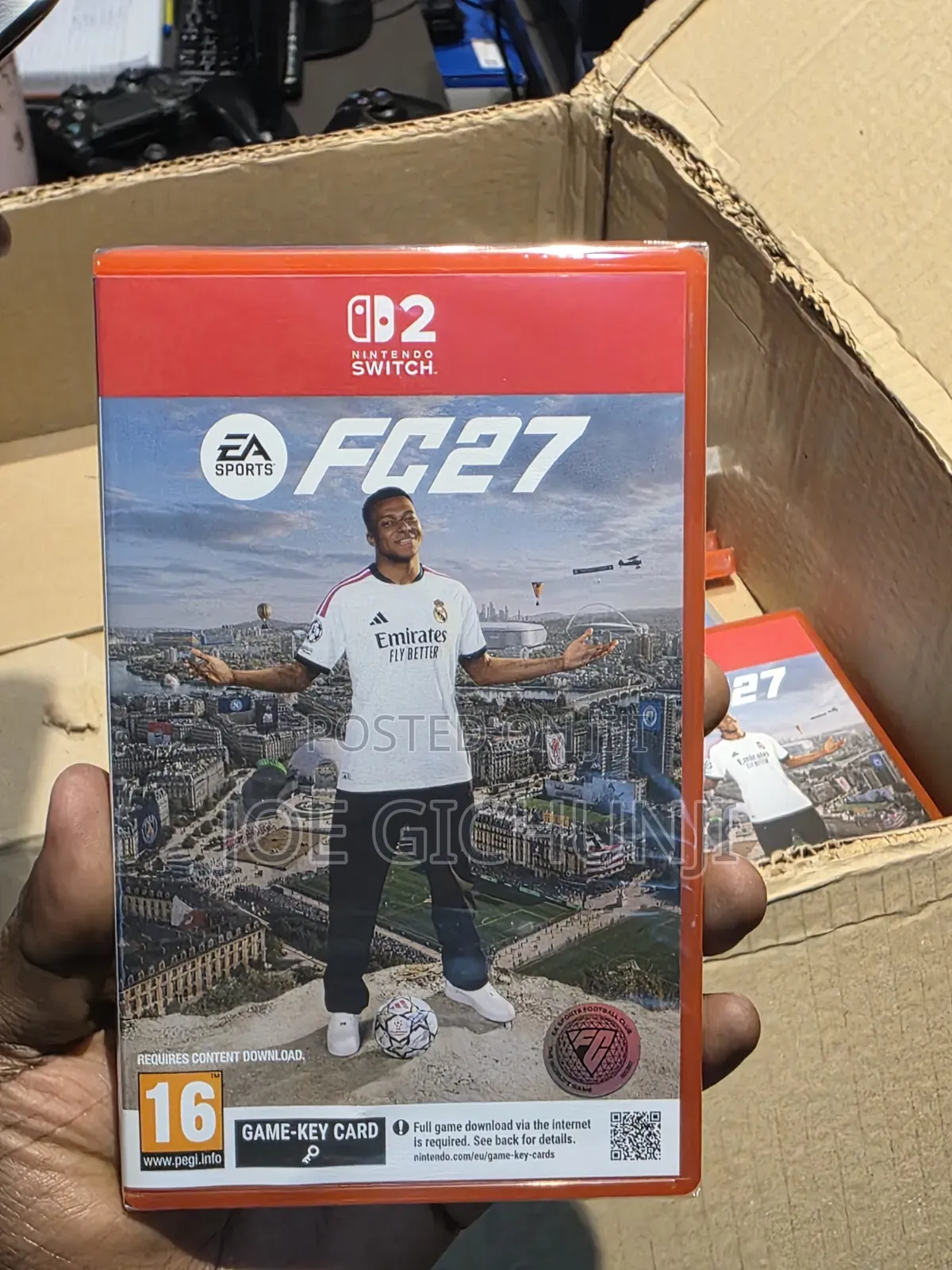 FC 27 Catridge/Code for Nintendo Switch and Switch 2