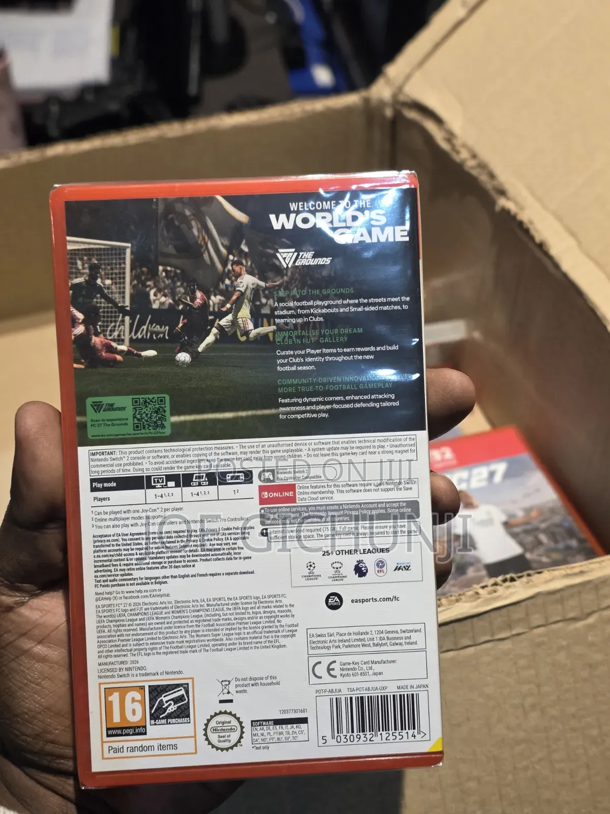 FC 27 Catridge/Code for Nintendo Switch and Switch 2