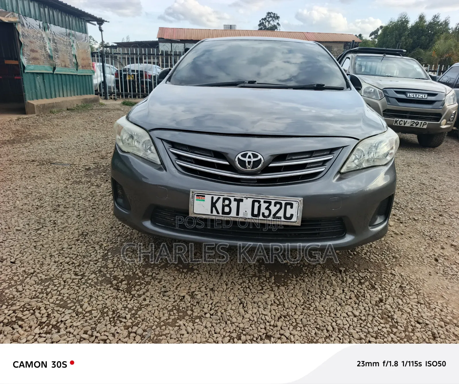 Toyota Corolla 2012 Gray