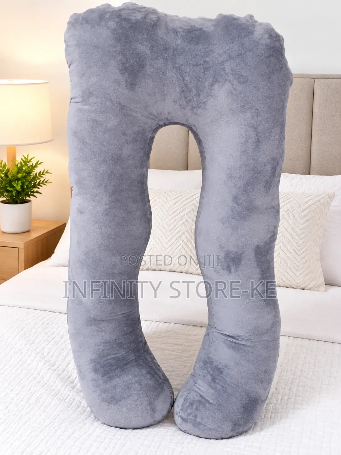 Soft U-Shaped Velvet Maternity Pregnancy Pillow Full Body Cushion