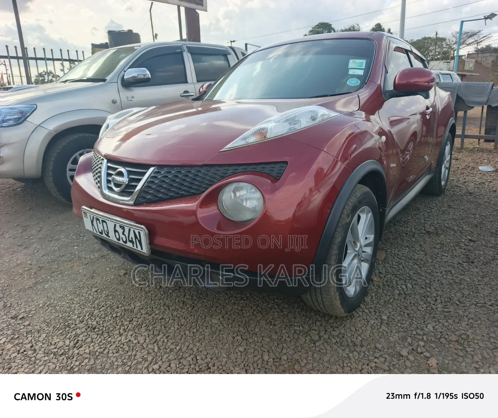 Nissan Juke 2011 Maroon