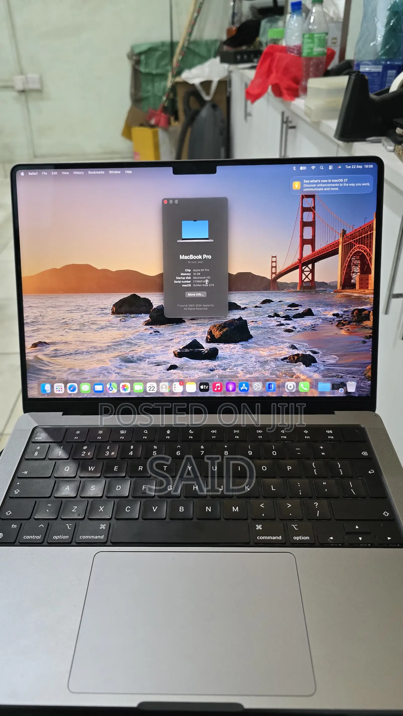 Laptop Apple MacBook Pro 2021 M1 16GB Apple M1 Pro SSD 1T