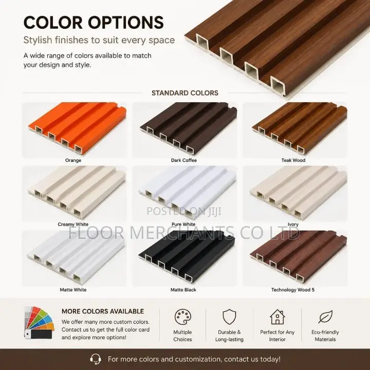 Wood Look Fluted Panel