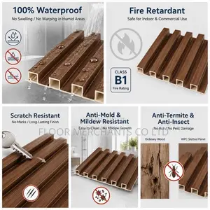 Wood Look Fluted Panel