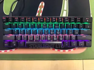 60% Black RGB Keyboard for Gaming Work