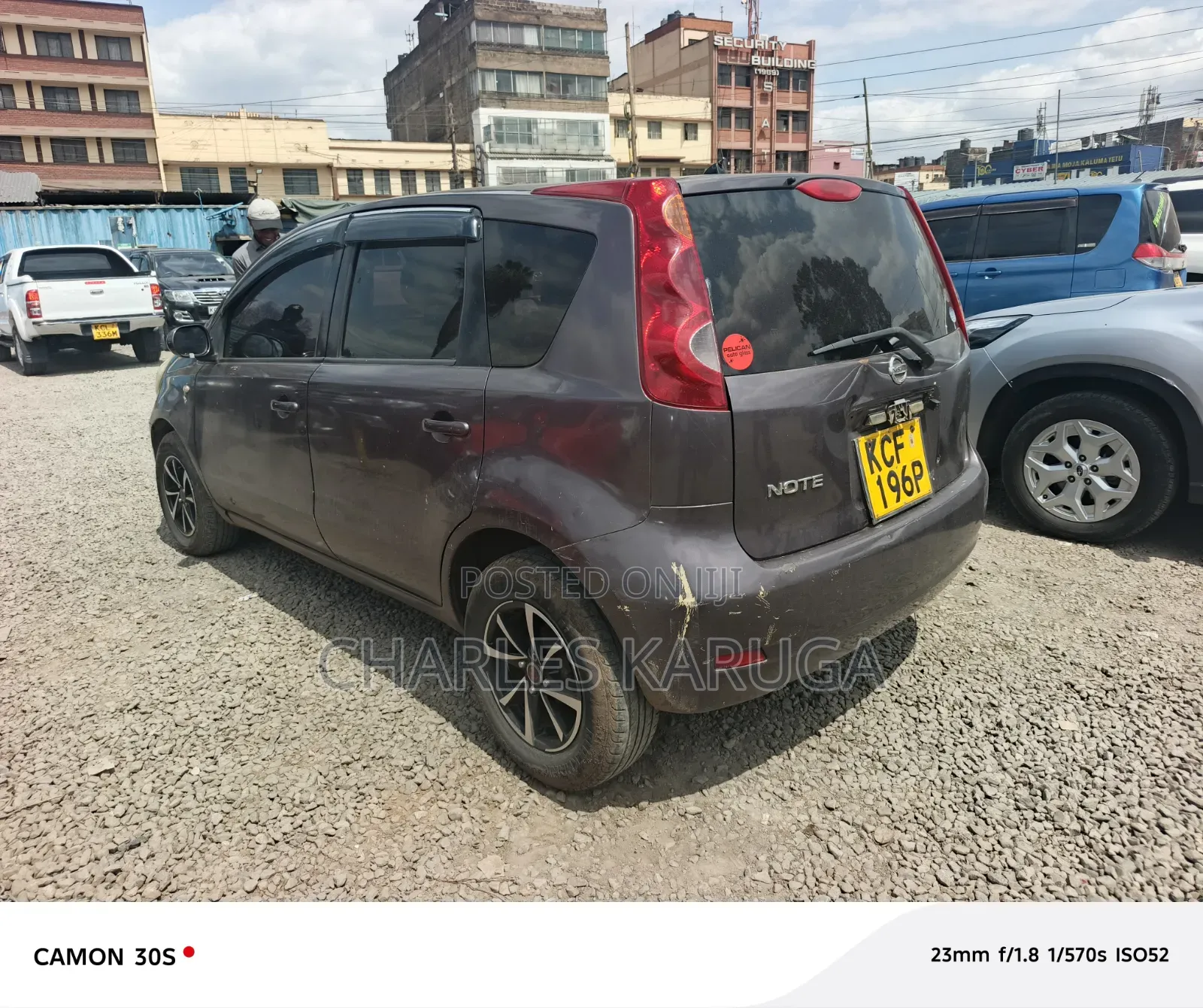 Nissan Note 2007 Maroon