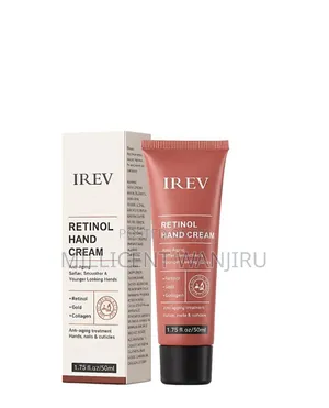 Irev Retinol Hand Cream - With Collagen, Gold