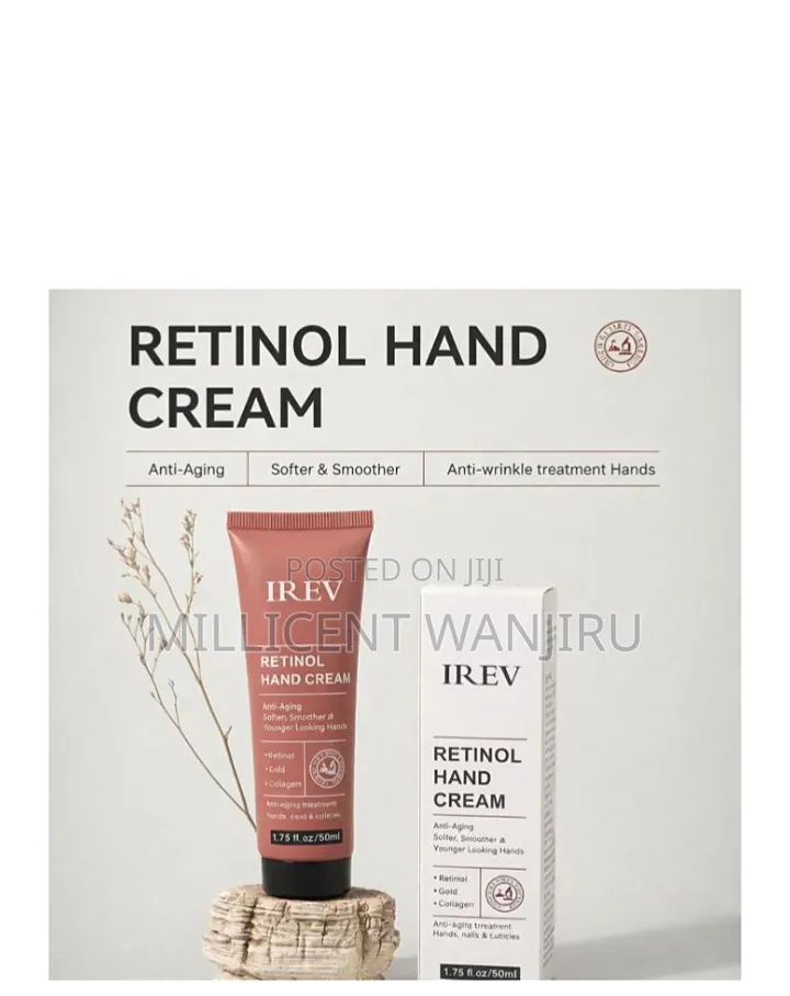 Irev Retinol Hand Cream - With Collagen, Gold