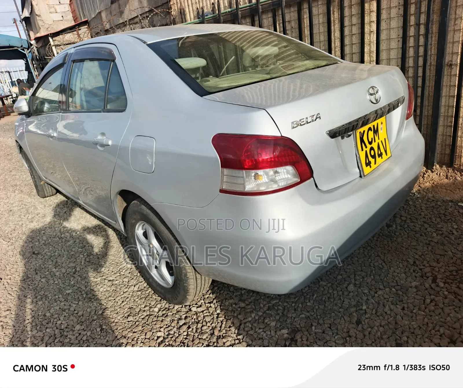 Toyota Belta 2010 Silver