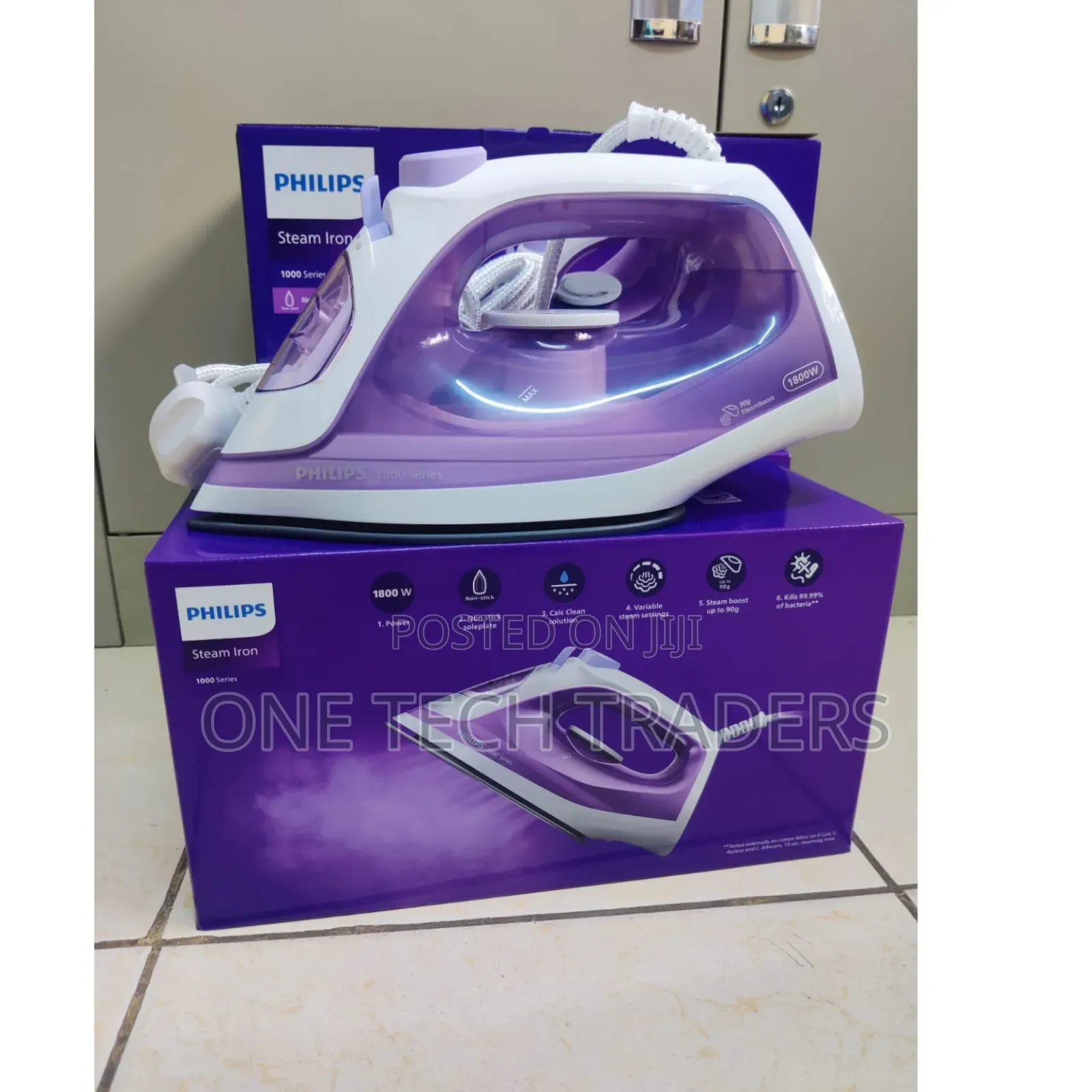 Philips Steam Iron 1000 Series 1800W Original