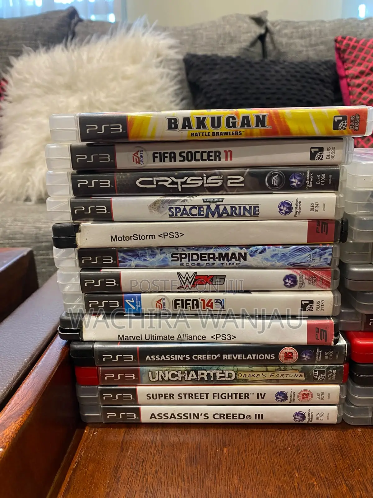 Playstation 3 Slim Console and 2 Dualshock 3 Controllers (Unchipped)