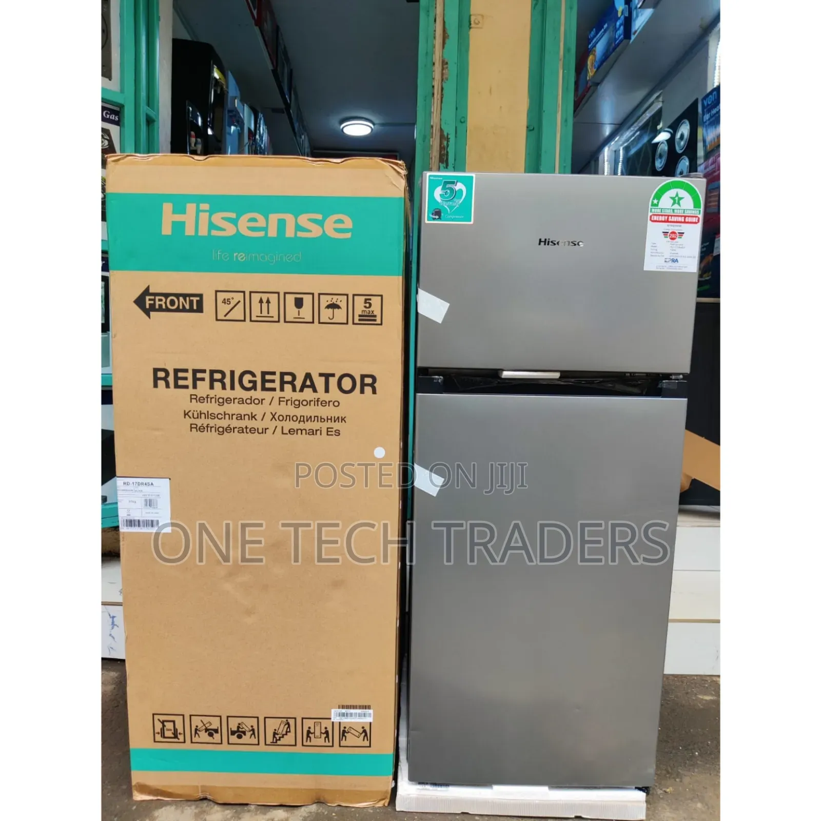 Hisense Fridge 121Litres
Double Door