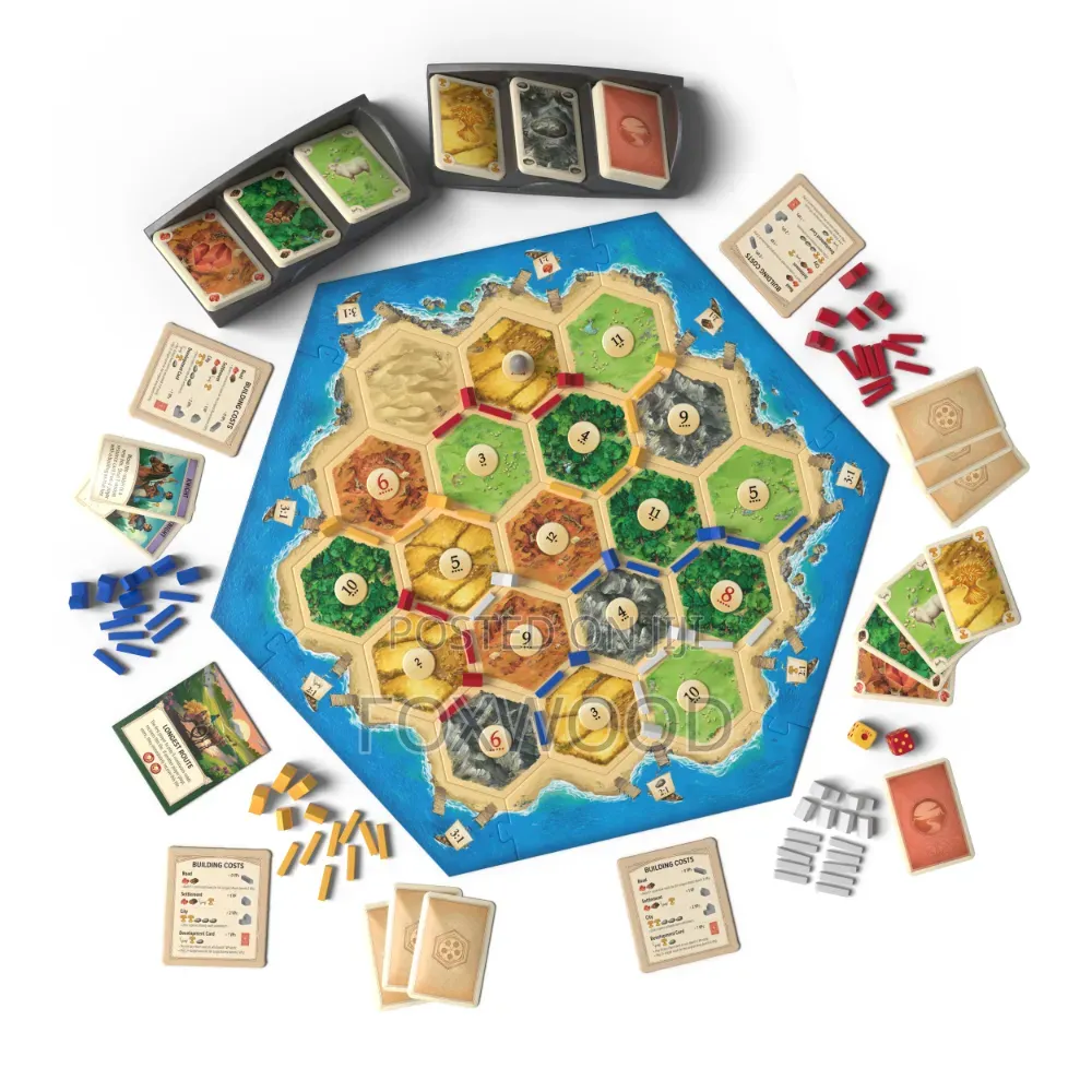 Catan Trade Build Settle Board Game
