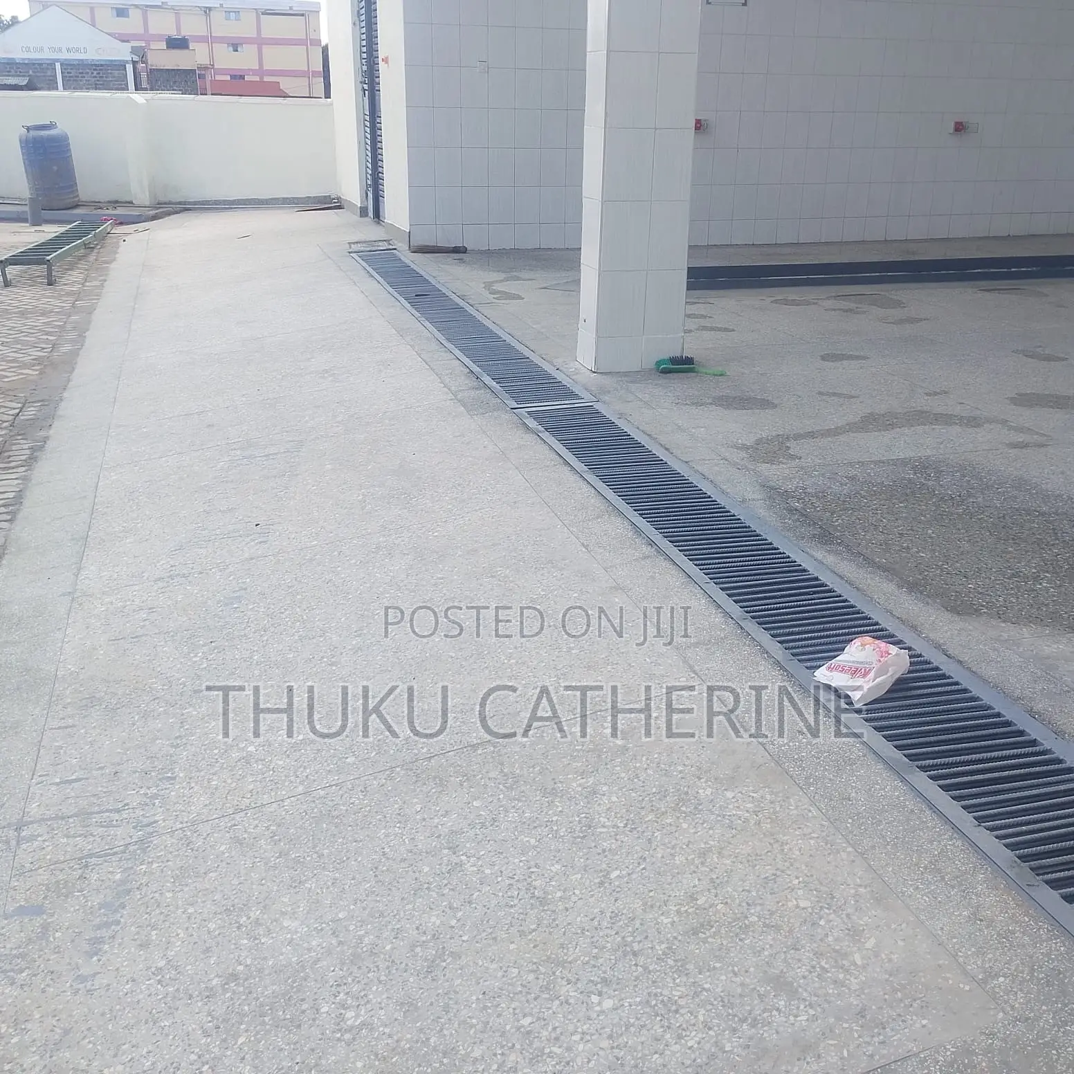Service Bay Steel Gratting Drainage