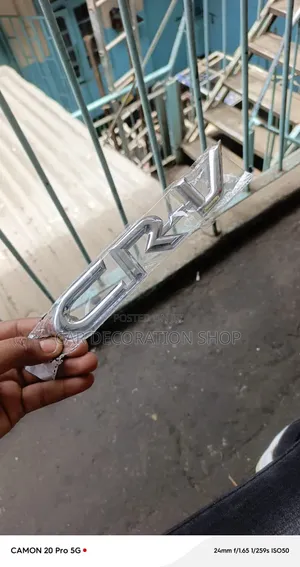 Honda CR_V Rear Trunk 3D Tailgate Letter Badge